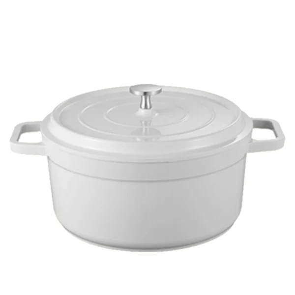 Enameled Cast Aluminum Dutch Oven with Lid - Image 7